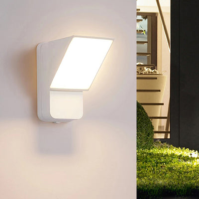 Modern Simplicity Waterproof Rotatable Aluminum Lampshade LED Wall Sconce Lamp For Outdoor Patio