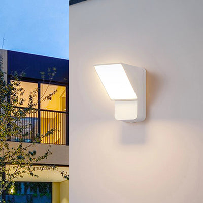 Modern Simplicity Waterproof Rotatable Aluminum Lampshade LED Wall Sconce Lamp For Outdoor Patio