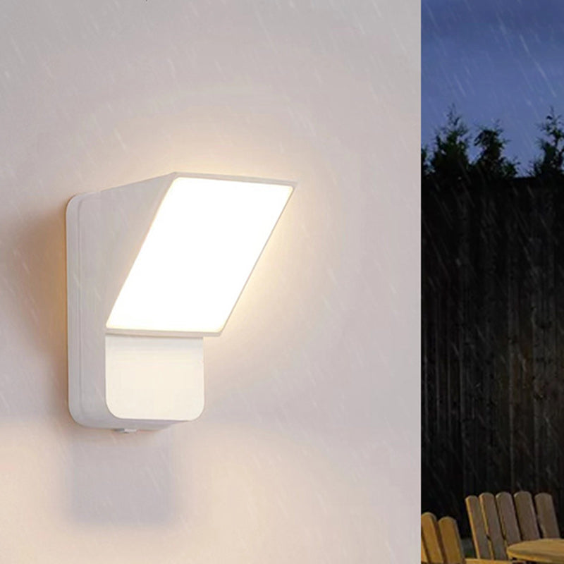 Modern Simplicity Waterproof Rotatable Aluminum Lampshade LED Wall Sconce Lamp For Outdoor Patio