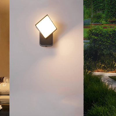 Modern Simplicity Waterproof Rotatable Aluminum Lampshade LED Wall Sconce Lamp For Outdoor Patio