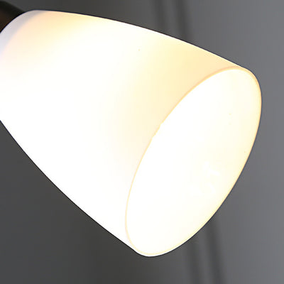 Lampe de table LED en verre avec matériel minimaliste moderne 