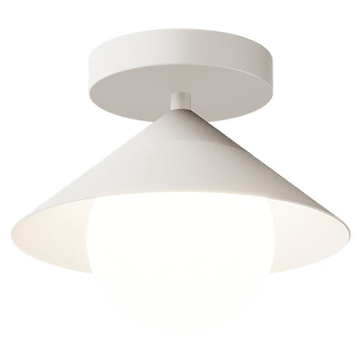 Moderne Einfachheit Runde Quadratische Acryl Eisen LED Semi-Flush Mount Deckenleuchte für Flure 