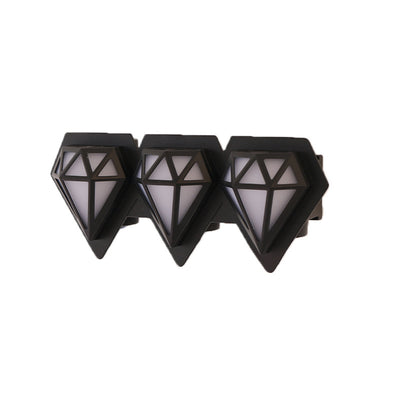 Contemporary Creative Waterproof Aluminum Diamond Shape LED Wall Sconce Lamp For Outdoor Patio