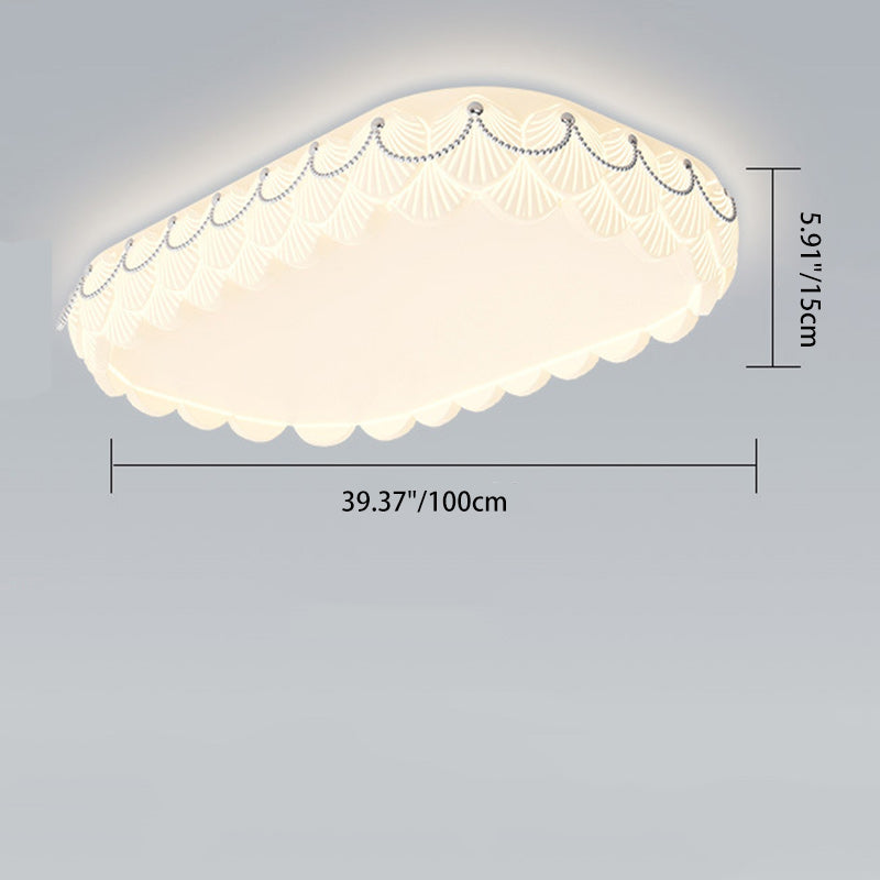 Luz de techo LED empotrada redonda de acrílico y madera maciza nórdica contemporánea para dormitorio 