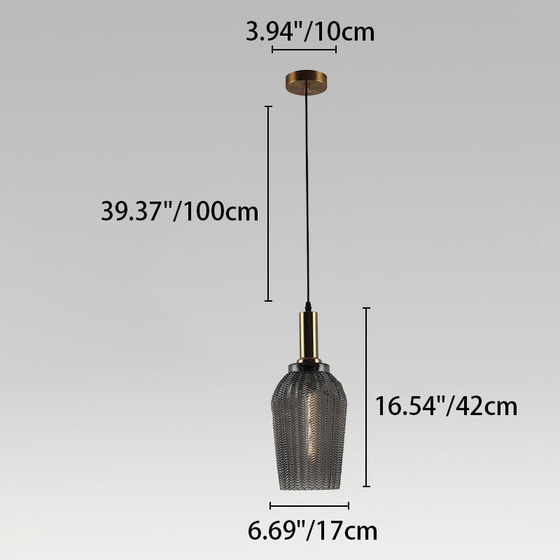 Pantalla de lámpara acrílica semicircular nórdica contemporánea de aluminio LED colgante para dormitorio 