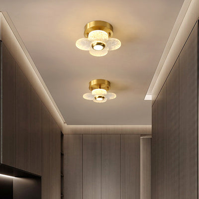 Moderne Einfachheit Runde Quadratische Acryl Eisen LED Semi-Flush Mount Deckenleuchte für Flure 