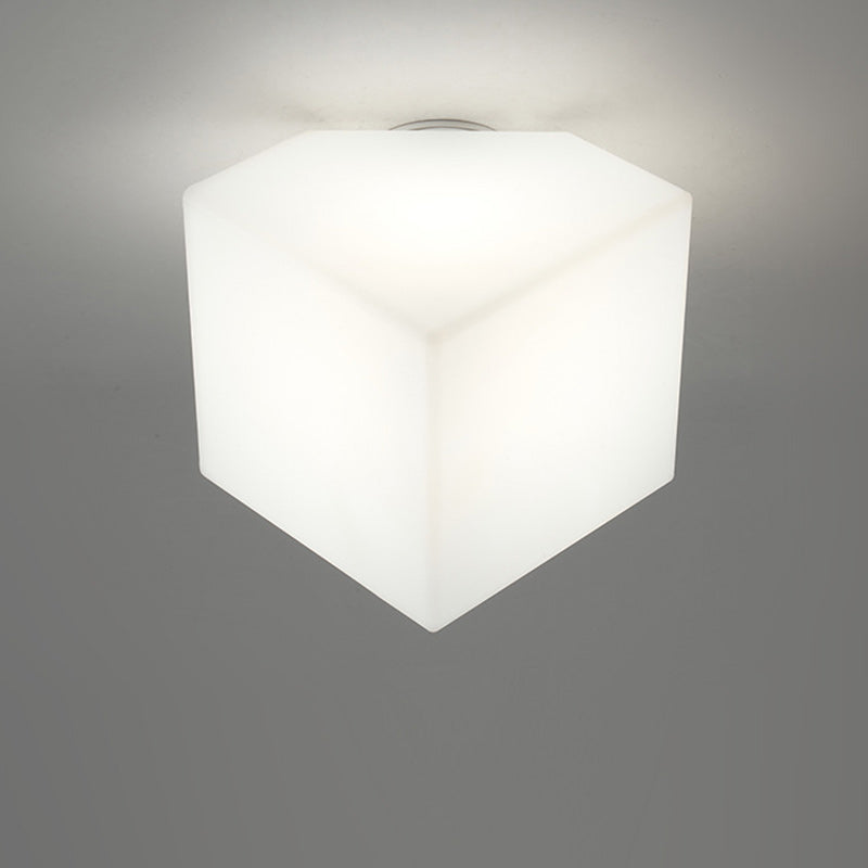 Moderne Einfachheit Runde Quadratische Acryl Eisen LED Semi-Flush Mount Deckenleuchte für Flure 