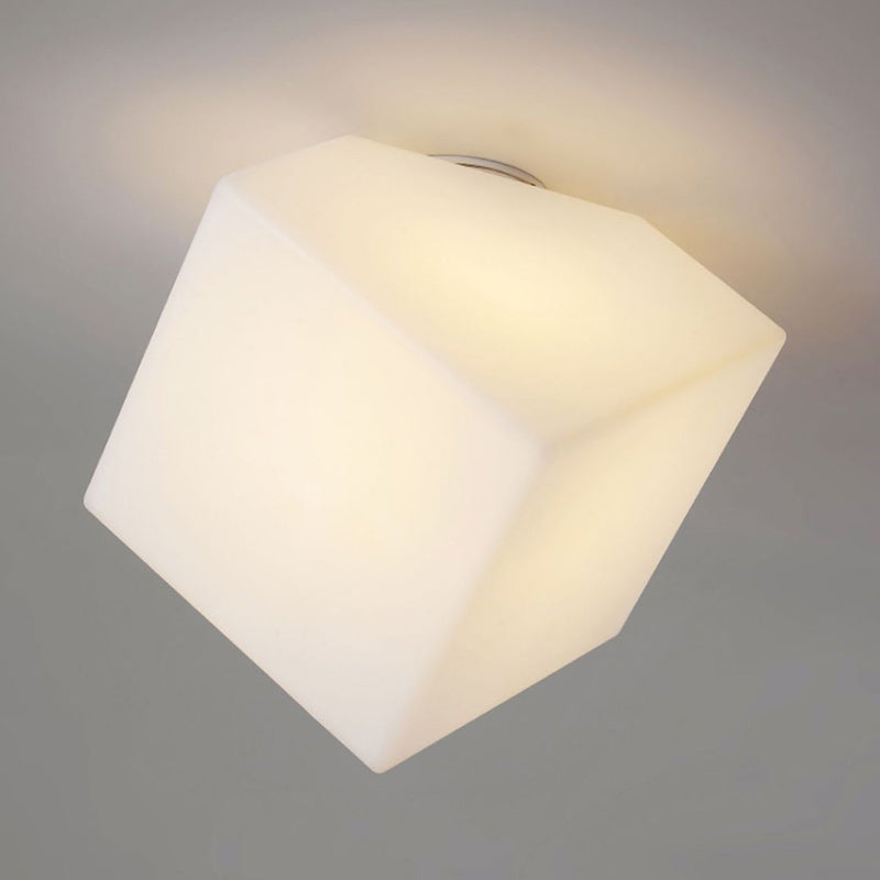 Moderne Einfachheit Runde Quadratische Acryl Eisen LED Semi-Flush Mount Deckenleuchte für Flure 