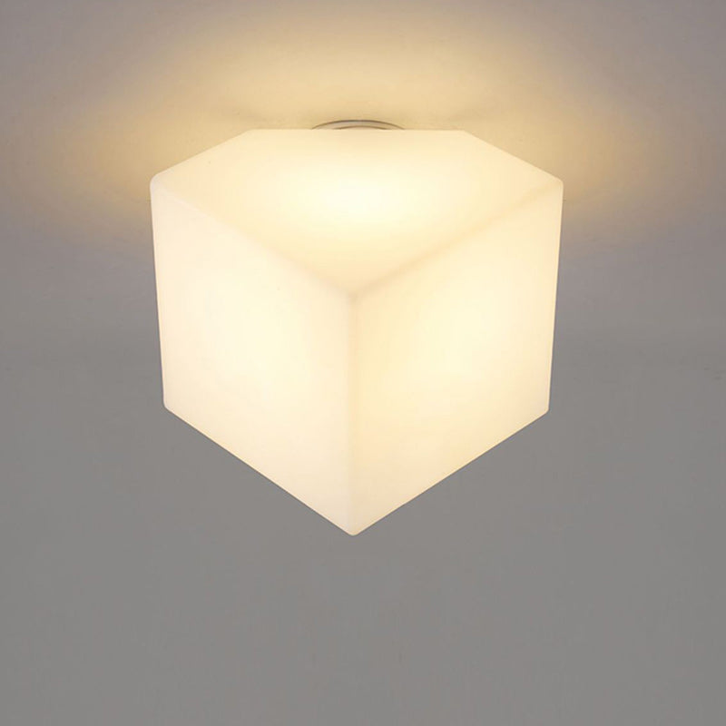 Moderne Einfachheit Runde Quadratische Acryl Eisen LED Semi-Flush Mount Deckenleuchte für Flure 