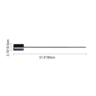 مصباح حائط عصري بسيط بشريط طويل من الأكريليك مع غطاء LED لمصباح الغرور أمام المرآة لغرفة المعيشة 
