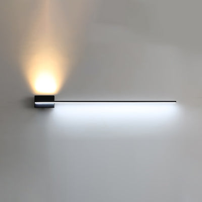 Moderne minimalistische lange Streifen-Hardware-Acryl-Lampenschirm LED-Spiegelleuchte Spiegel Front Wandlampe für Wohnzimmer 