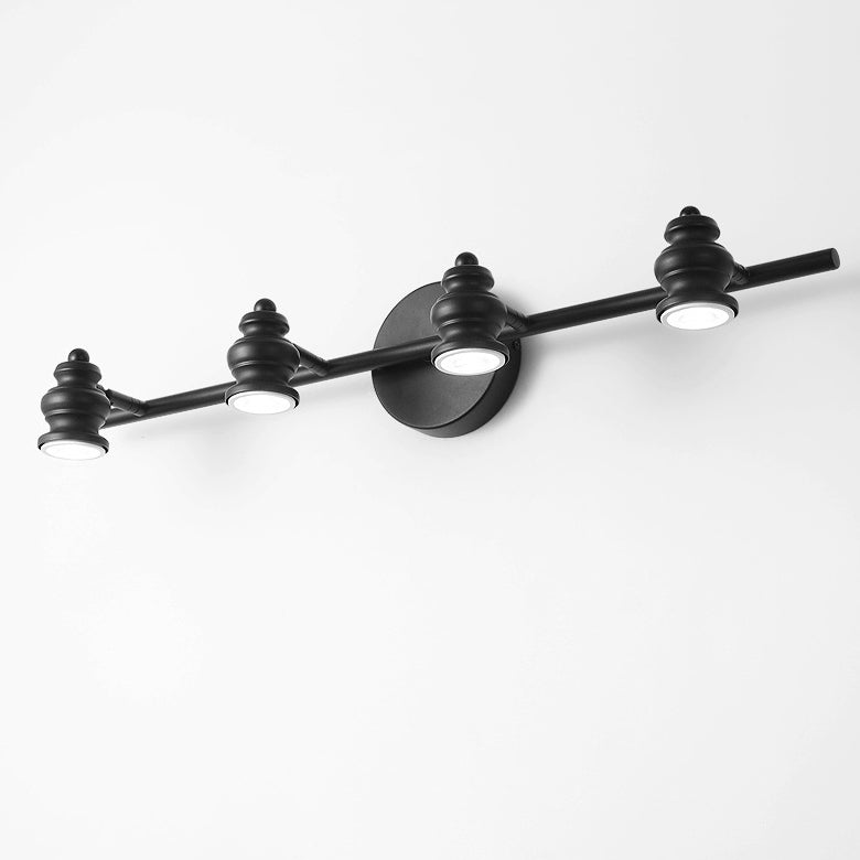 Modern Minimalist Hardware Iron LED Vanity Light Mirror Front Wall Sconce Lamp For Bathroom