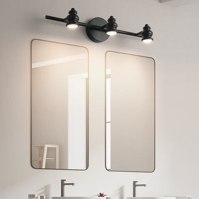 Modern Minimalist Hardware Iron LED Vanity Light Mirror Front Wall Sconce Lamp For Bathroom