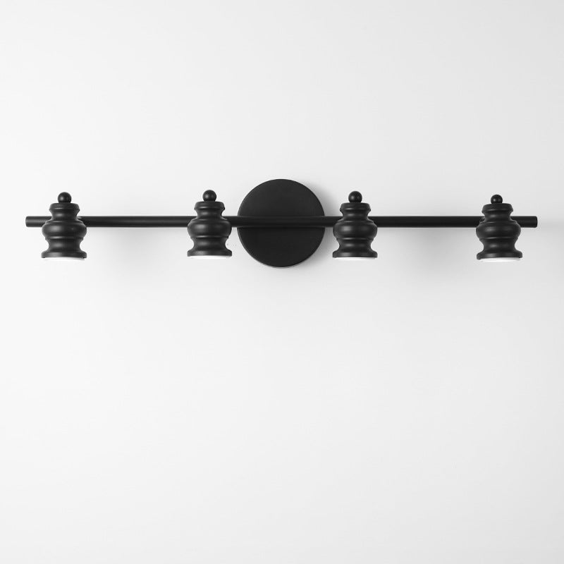 Moderne minimalistische Hardware Eisen LED Waschtischleuchte Spiegel Front Wand Wandleuchte für Badezimmer 