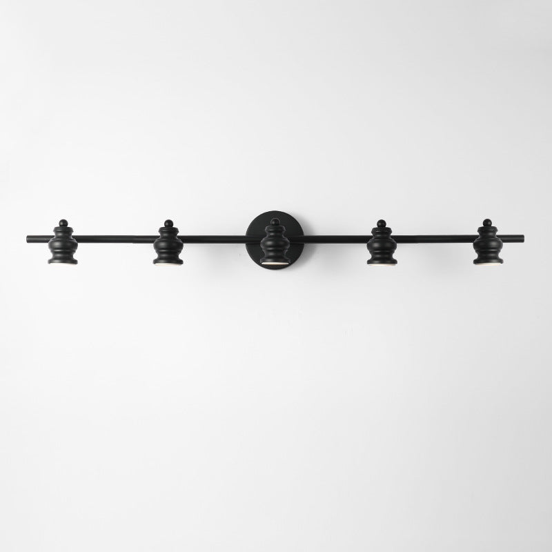 Modern Minimalist Hardware Iron LED Vanity Light Mirror Front Wall Sconce Lamp For Bathroom