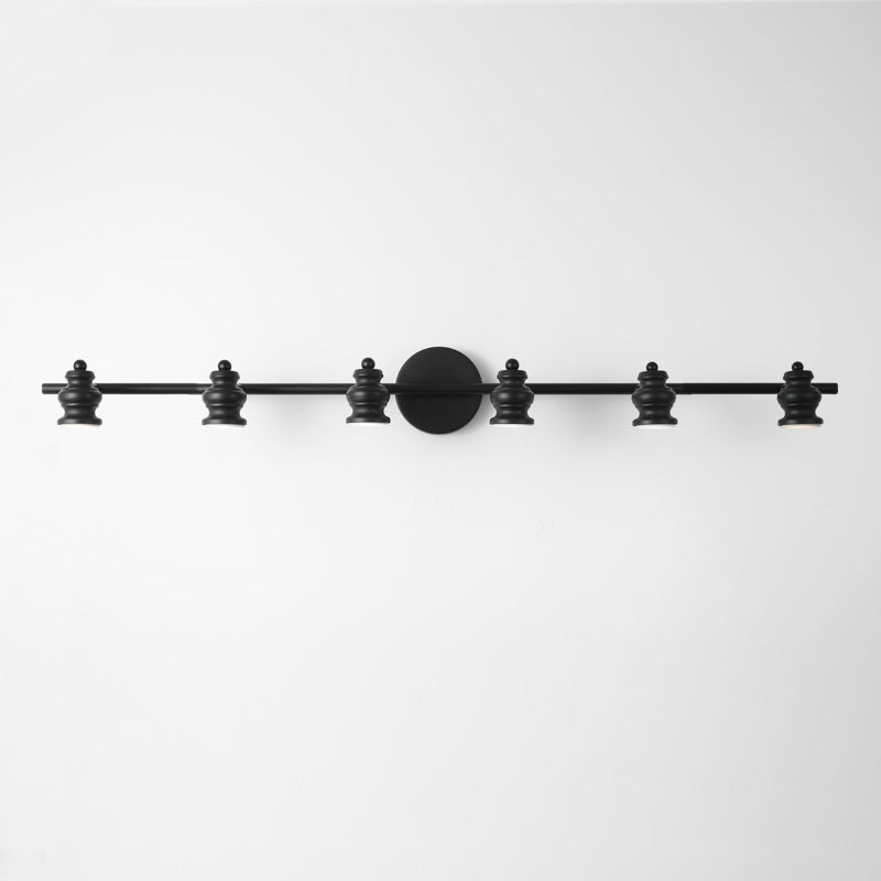 Moderne minimalistische Hardware Eisen LED Waschtischleuchte Spiegel Front Wand Wandleuchte für Badezimmer 