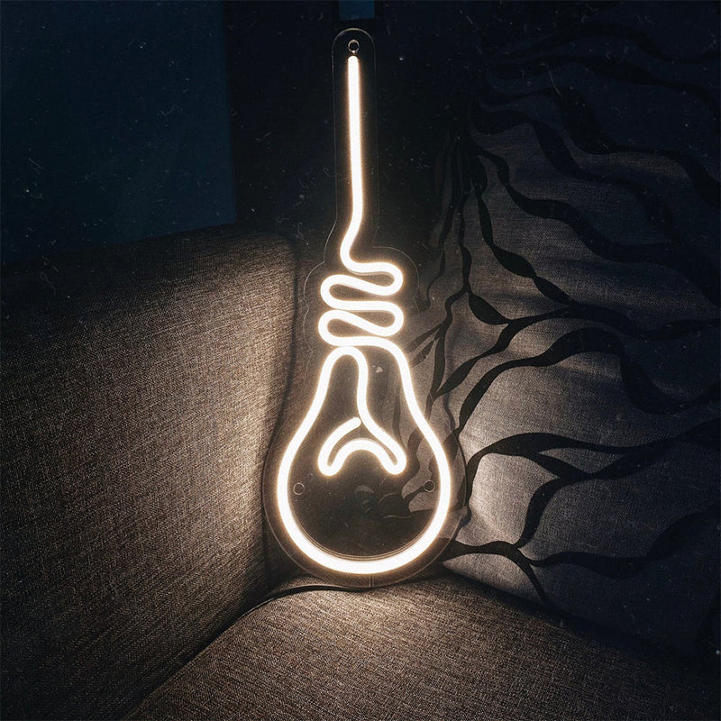 Zeitgenössische kreative Gitarre Acryl LED Wandleuchte Lampe für Wohnzimmer 