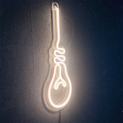 Zeitgenössische kreative Gitarre Acryl LED Wandleuchte Lampe für Wohnzimmer 