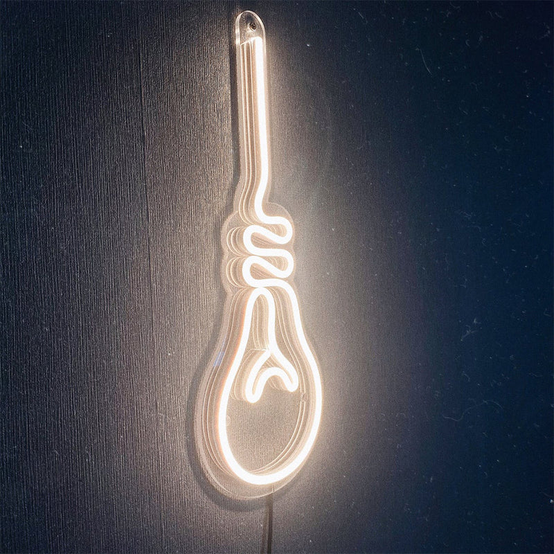 Zeitgenössische kreative Gitarre Acryl LED Wandleuchte Lampe für Wohnzimmer 