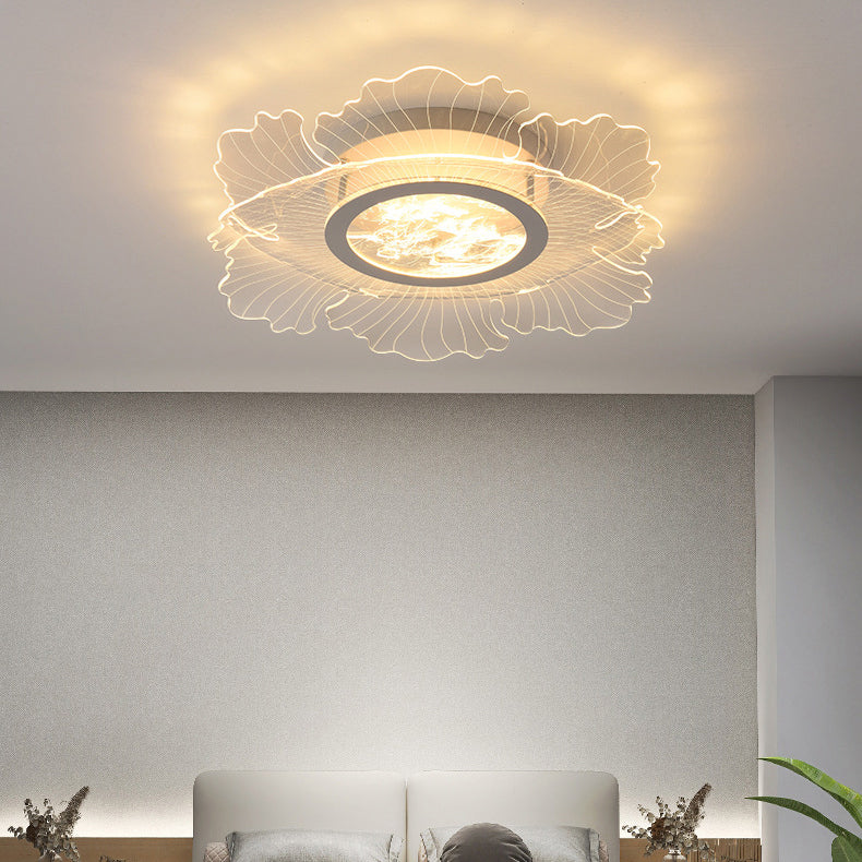 Contemporary Nordic Round Iron Acrylic LED Flush Mount Ceiling Light For Living Room