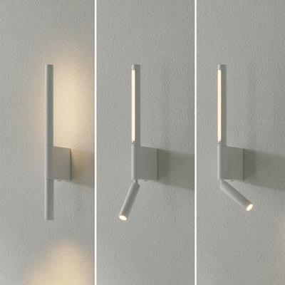 Moderne minimalistische Säule Eisen Acryl LED Wandleuchte Lampe für Wohnzimmer 