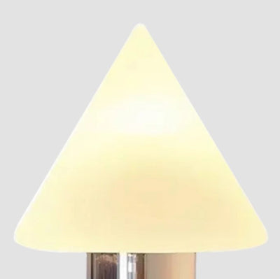 Contemporary Nordic Cone Steel Glass 1-Light Wall Sconce Lamp For Living Room