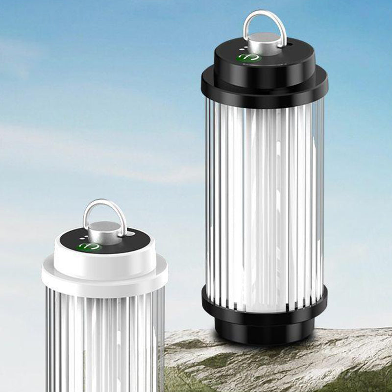 Modern Minimalist Portable Cylinder Metal ABS USB LED Outdoor Light For Garden