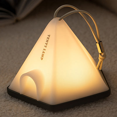 Contemporary Creative Tent Shape Triangle ABS PP LED Outdoor Light For Outdoor Patio