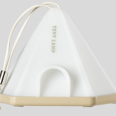 Contemporary Creative Tent Shape Triangle ABS PP LED Outdoor Light For Outdoor Patio