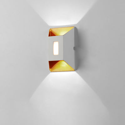 Modern Minimalist Waterproof Rectangular Trapezoidal Aluminum LED Wall Sconce Lamp For Outdoor Patio