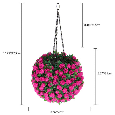 Modern Art Deco Round Flower Bouquet Plastic LED Outdoor Light For Garden