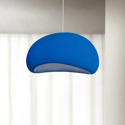 Contemporary Nordic Oval Arch High Density Polystyrene 1-Light Pendant Light For Living Room