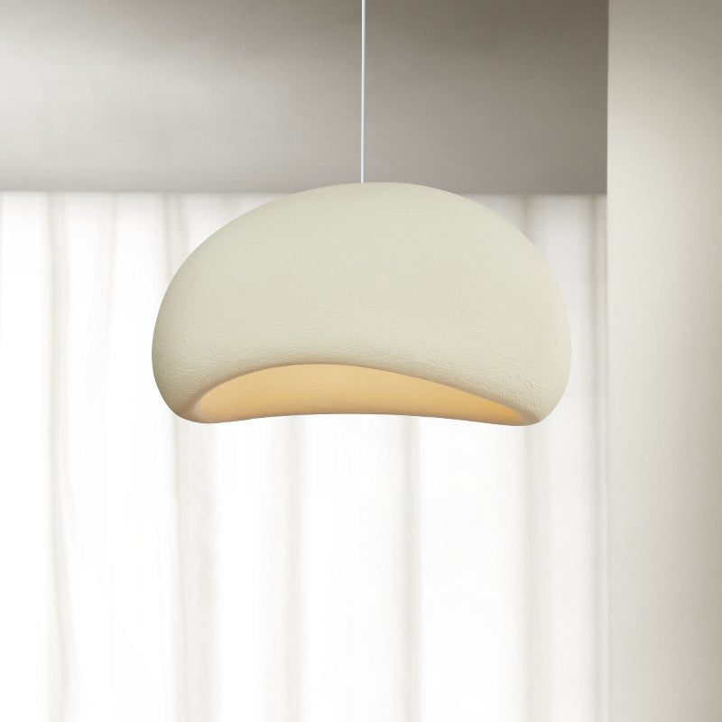 Contemporary Nordic Oval Arch High Density Polystyrene 1-Light Pendant Light For Living Room