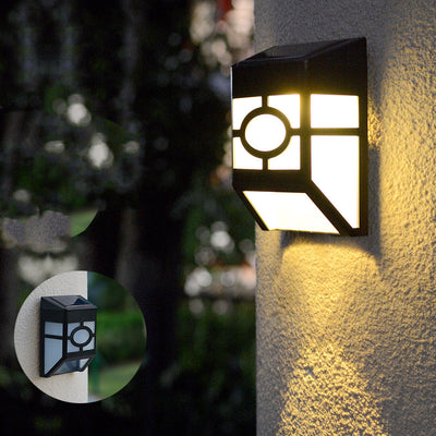 Modern Simplicity Rectangle Trapezoidal ABS PP PC LED Wall Sconce Lamp For Outdoor Patio