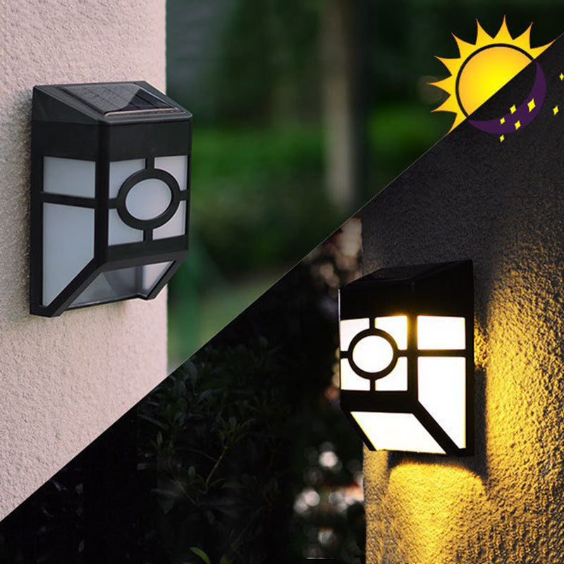 Modern Simplicity Rectangle Trapezoidal ABS PP PC LED Wall Sconce Lamp For Outdoor Patio