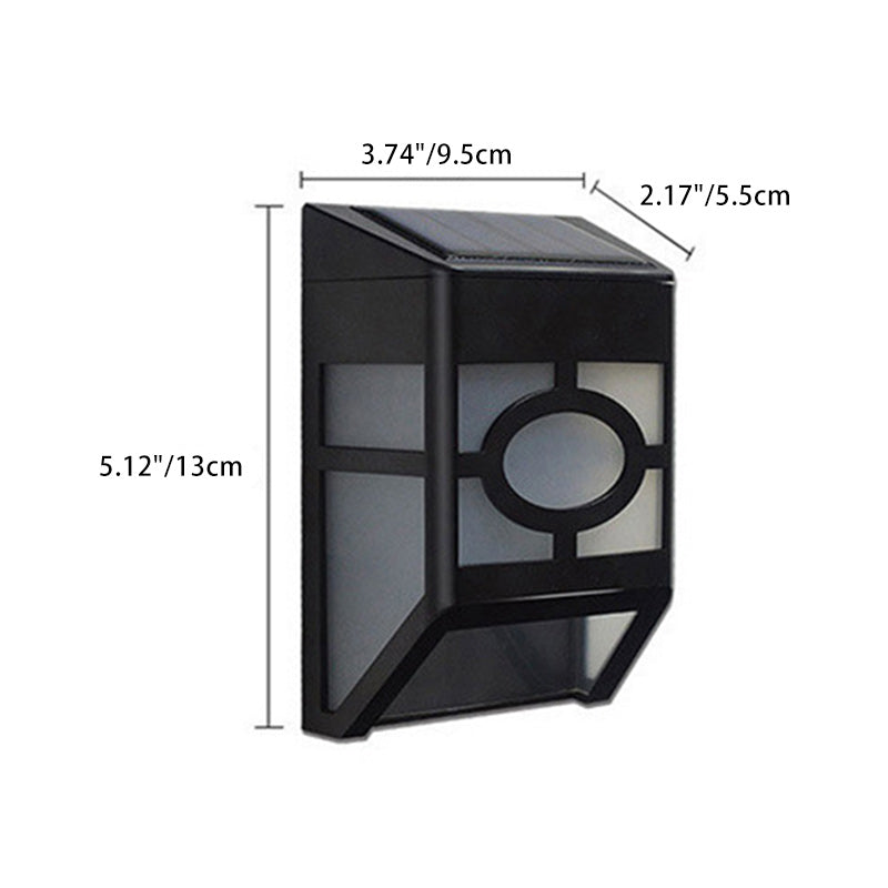 Modern Simplicity Rectangle Trapezoidal ABS PP PC LED Wall Sconce Lamp For Outdoor Patio