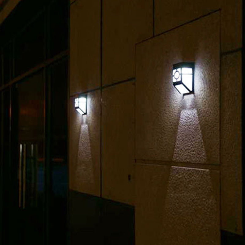 Modern Simplicity Rectangle Trapezoidal ABS PP PC LED Wall Sconce Lamp For Outdoor Patio