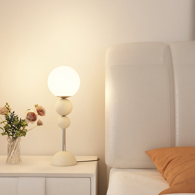 Modern Minimalist Multi Orb Iron Plastic 1-Light Table Lamp For Bedroom