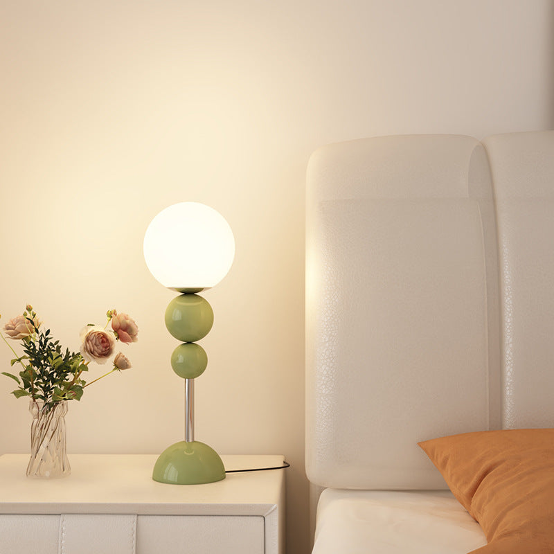 Modern Minimalist Multi Orb Iron Plastic 1-Light Table Lamp For Bedroom