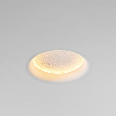 Moderne minimalistische runde Mond Eisen Gips LED Wandleuchte Lampe für Wohnzimmer 