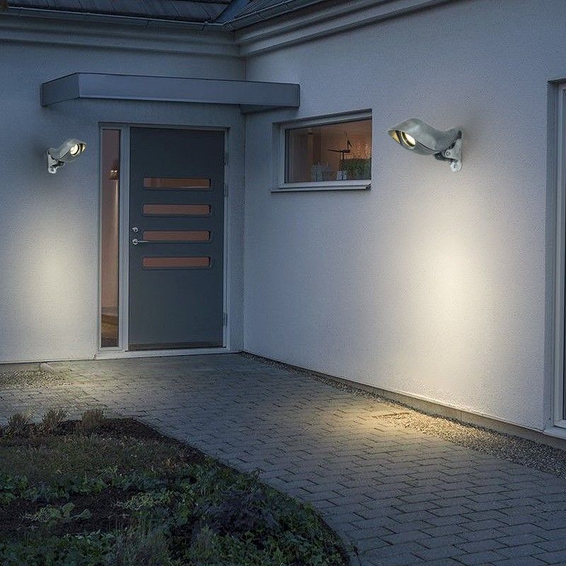 Contemporary Industrial Waterproof Round Bird Shape Aluminum LED Wall Sconce Lamp For Outdoor Patio