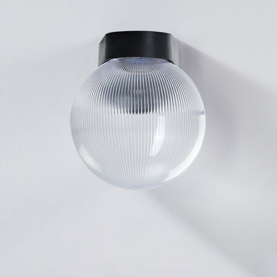 Moderne Einfachheit wasserdichte Orb PC Acryl 1-Licht Wandleuchte Lampe für Terrasse im Freien 