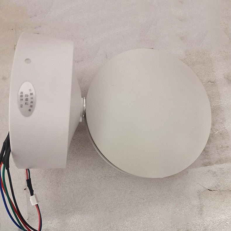 Moderne Einfachheit Runde Oval Aluminium Acryl LED Wand Leuchte Lampe Für Wohnzimmer 