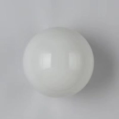 Modern Minimalist Orb Glass 1-Light Wall Sconce Lamp For Living Room