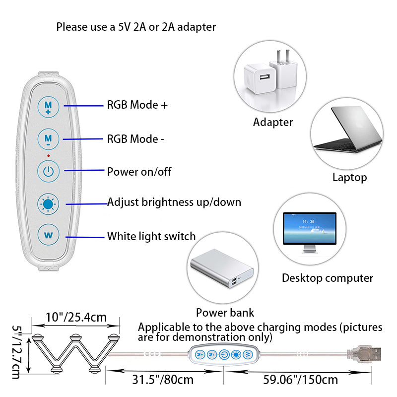 Moderne minimalistische Linie W Form ABS Acryl LED Wandleuchte Lampe für Schlafzimmer 