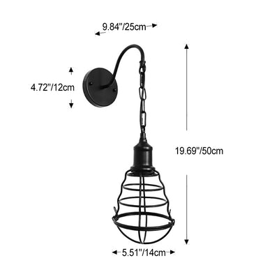 Moderne Einfachheit Angeln Lange Pole Runde Eisen 1-Licht Wand Leuchte Lampe Für Schlafzimmer 