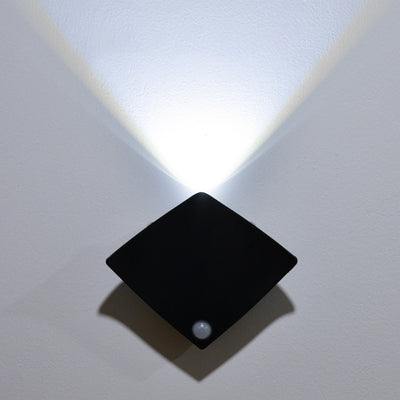 Modern Minimalist Sensor Diamond Devilfish Shape Acrylic LED Wall Sconce Lamp For Living Room