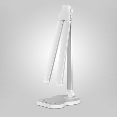 Modern Simplicity Foldable Rectangular Aluminum ABS Plastic LED Table Lamp For Bedroom