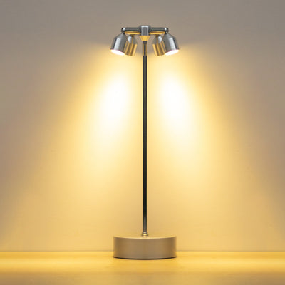 Modern Minimalist Cylindrical Iron LED Table Lamp For Dining Room