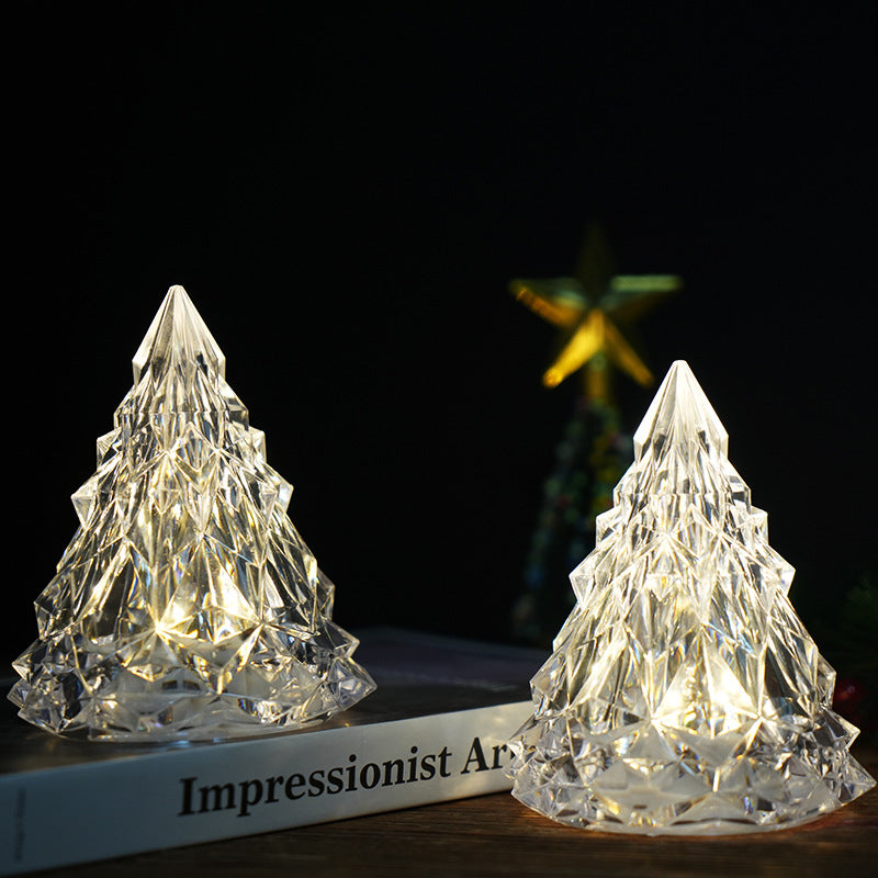 Contemporary Creative Small Snowy Mountain PP PS LED Table Lamp For Living Room